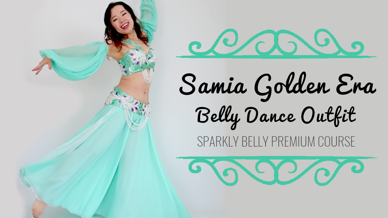 Samia Golden Era Belly Dance Outfit